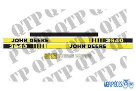 Autocollant John Deere 3640