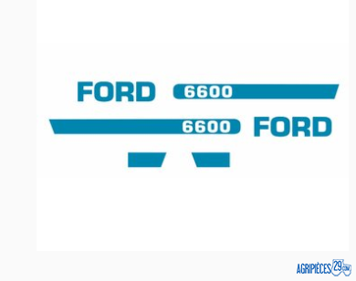 Kit autocollants de capot Ford 6600