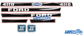 Kit autocollants pour tracteur Ford 4110 série 2