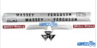 Kit d'autocollants latéraux Massey Ferguson