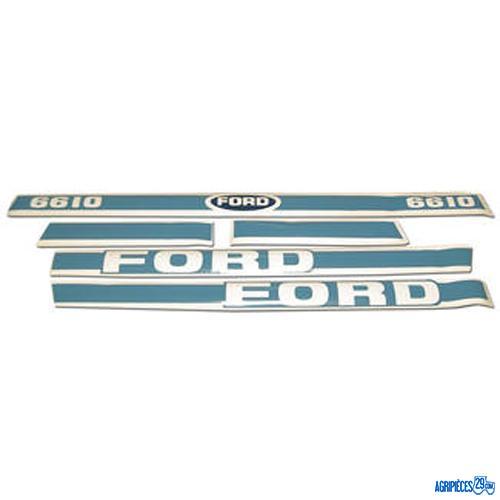 Autocollants Ford 6610