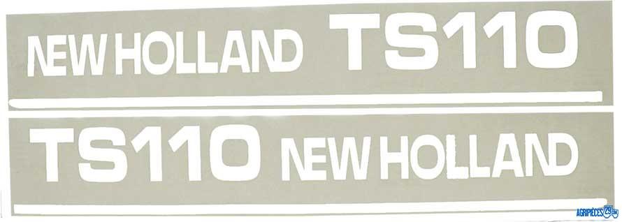 Autocollants New Holland TS110