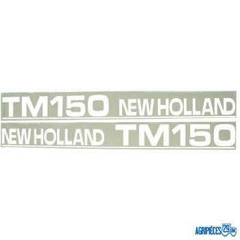 Autocollants New Holland TM150 ancien modèle