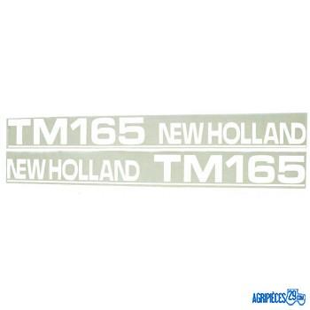 Autocollants New Holland TM165 ancien modèle