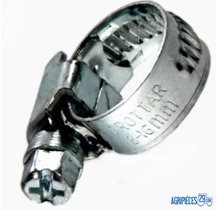 collier de serrage en acier pour tuyau de 8 à 16 mm