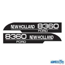 Autocollants capot Ford / New Holland 8360